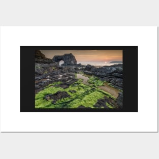 Pollet Great Sea Arch - Fanad Co Donegal Posters and Art